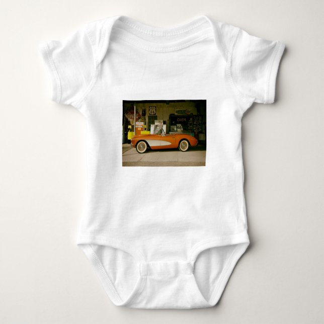 Klassisk bil t-shirt (Framsida)