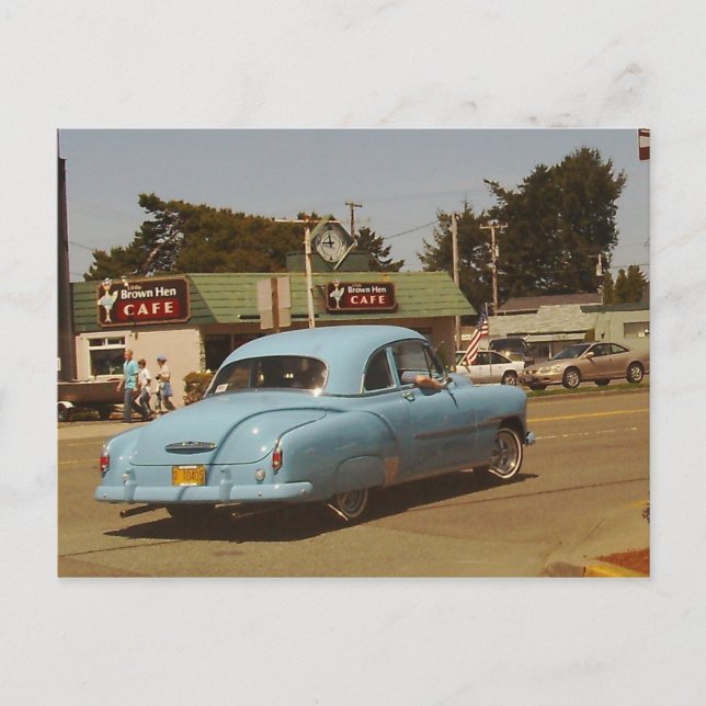 Klassisk bil vykort (Framsida)