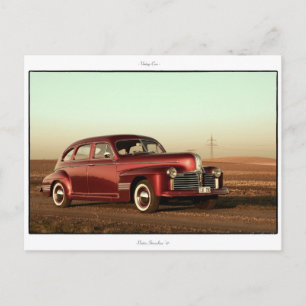 Klassisk bil vykort: Pontiac Streamliner '41 Vykort