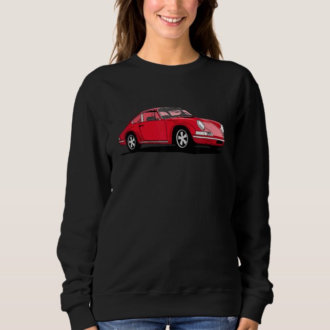 Klassisk bil Youngtimer Oldtimer Retro Vintage T Shirt (Framsida)