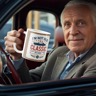 Klassisk bildagspresent kaffemugg