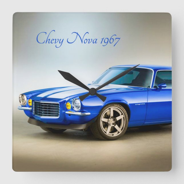 Klassisk bildobjekt för kvadratisk väggklocka (Framsida)