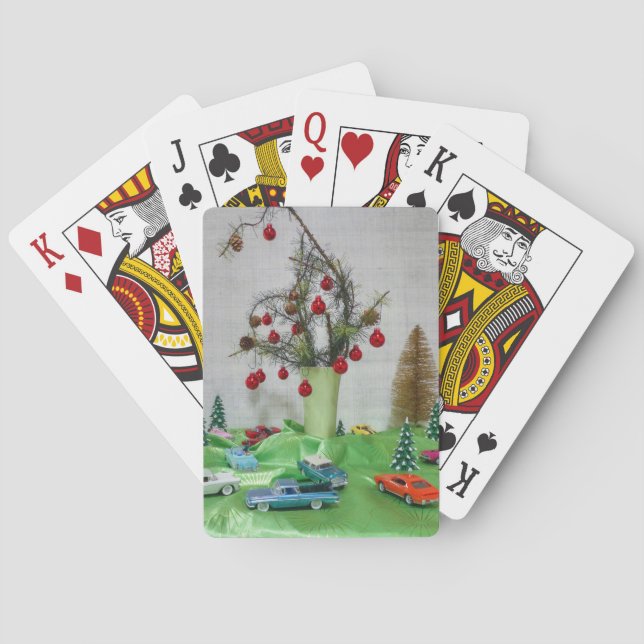 Klassisk biljul casinokort (Baksidan)