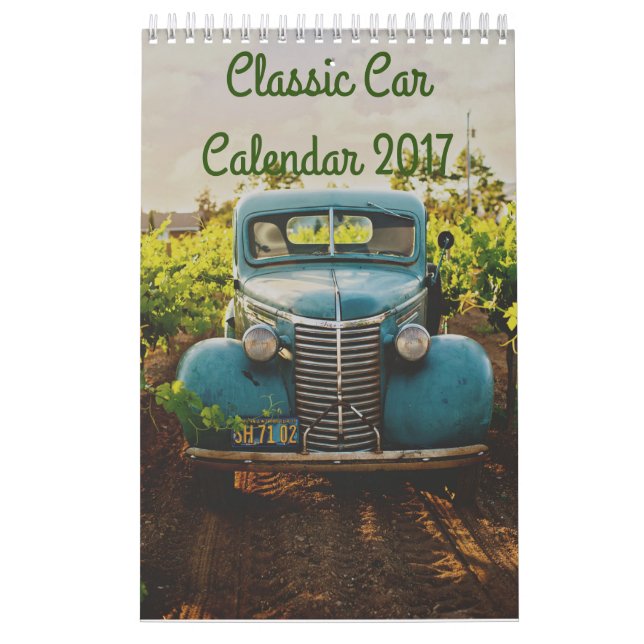 Klassisk bilkalender 2017 kalender (Omslag)