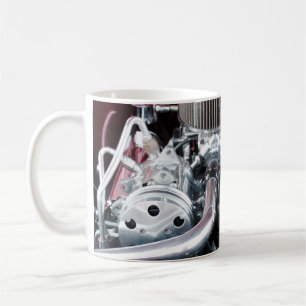 Klassisk bilmotor kaffemugg