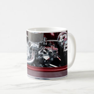 Klassisk bilmotor kaffemugg