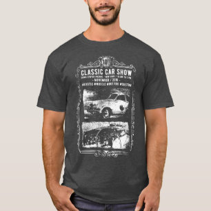 Klassisk bilshow t-shirt