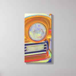 Klassisk bilstrålkastare canvastryck