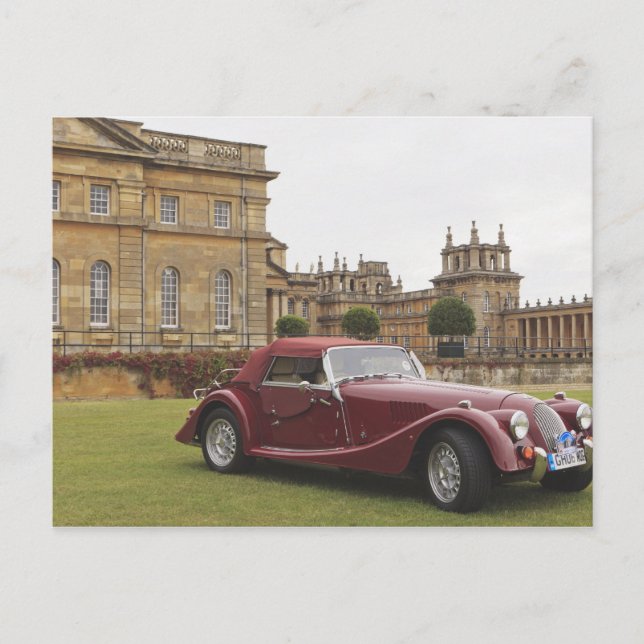 Klassisk bilutställning, Blenheim Palace Vykort (Framsida)