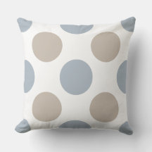 Klassisk blå-brun-vit-polkutatot mönstrad