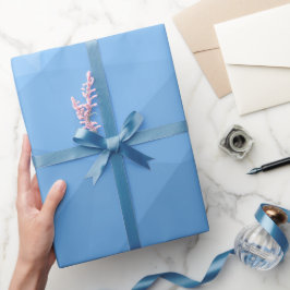 Klassisk blå geometrisk maska i mönster presentpapper