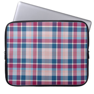Klassisk blå rödblek Mönster Laptop Fodral