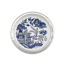 Klassisk blå Willow-design