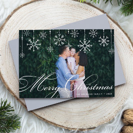 Klassisk blommande | God jul Photo Julkort