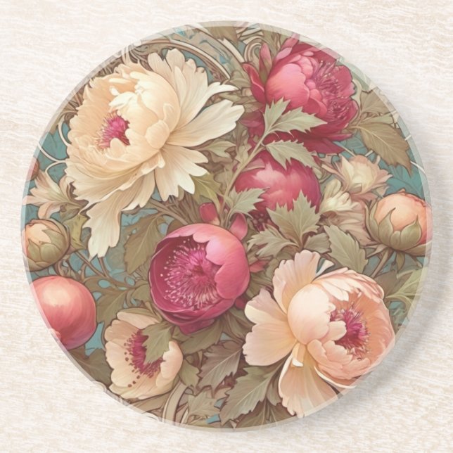 Klassisk Blommigt Fruit Decorative Underlägg (Framsidan)