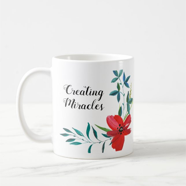 Klassisk Blommigt Gorgous Coffee Mugg (Vänster)