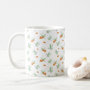 Klassisk Blommigt Mönster Vår Kaffemugg