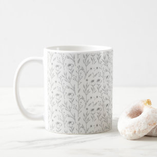 Klassisk Blommigt Mönster Vår Kaffemugg