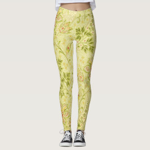 Klassisk Blommigt Tapet: Gammal lektion Leggings