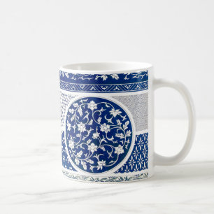 Klassisk Blommigt - utskrift av ornament Kaffemugg