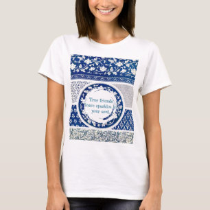 Klassisk Blommigt - utskrift av ornament T Shirt