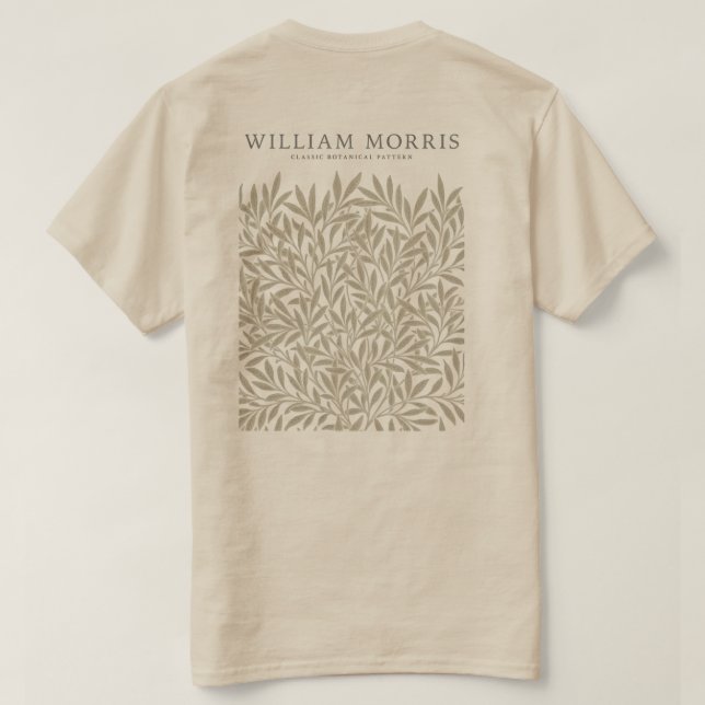 Klassisk blomstertryckt t-shirt (Design baksida)