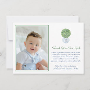 Klassisk Blue Hunter Grönt Grekiska Nyckel-familjf Tack Kort