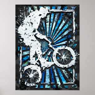 Klassisk BMX Bike - Bmx Freestyle Bmx Poster Skriv