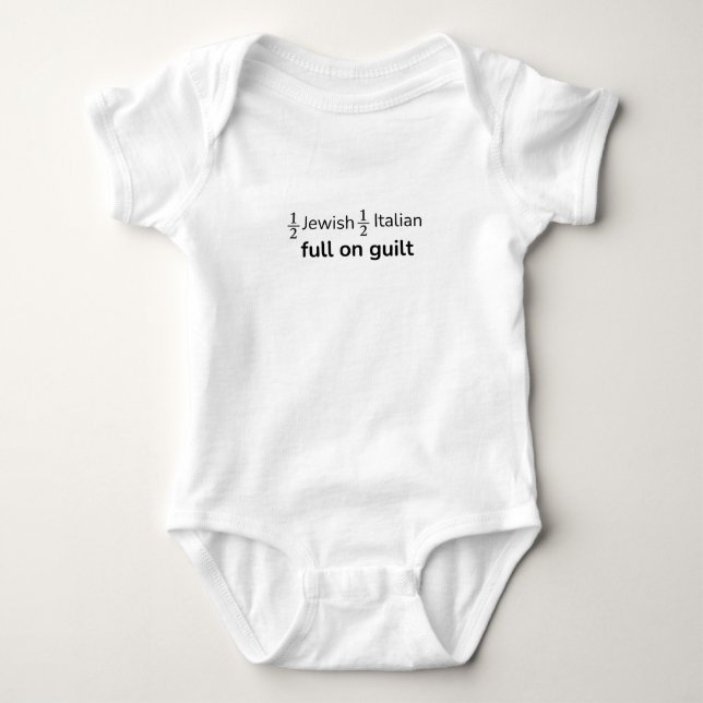 Klassisk bodysuit med skuld för bebisar t shirt (Framsida)