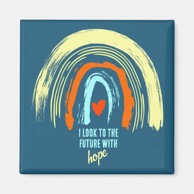 KLASSISK BOHO DESIGN RETRO AFFIRMATION QUOTE MAGNET (Framsidan)