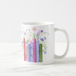 Klassisk Bokar Elegant Rosa Blue Wildblomma Blommi Kaffemugg