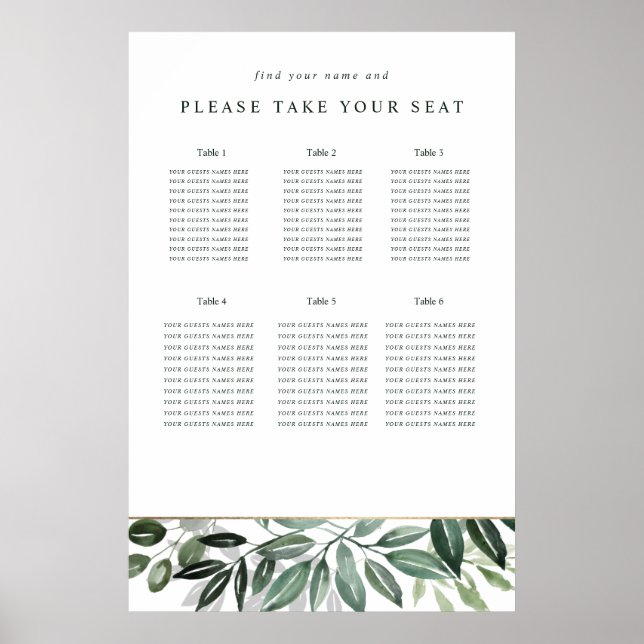 Klassisk botanisk design poster (Framsidan)