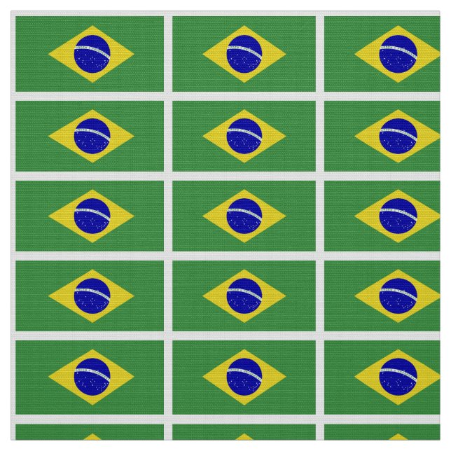 Klassisk brasiliansk Flagga Tyg (Provkarta)