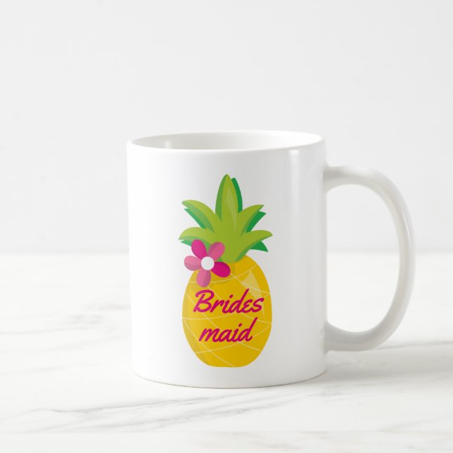 Klassisk Bridesmaid Pineapple Kaffemugg (Höger)