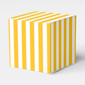 Klassisk Bright Sunny Gult Orange & White Rand Presentaskar