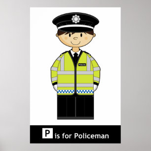 Klassisk brittisk polis Poster