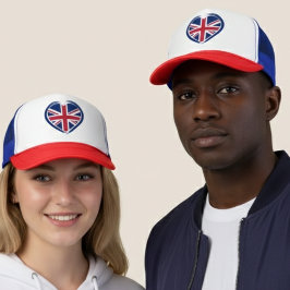 Klassisk brittisk unionsflagga keps