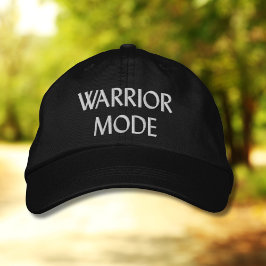 Klassisk broderad hatt i Warrior Mode Keps