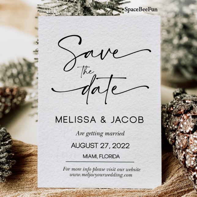 Klassisk Bröllop spara datum moderna minimalism Inbjudningar (wedding save the date,modern save the date,vintage save the date,wedding announcement,save the date,)