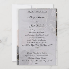 Klassisk bröllopsinbjudan inbjudningar