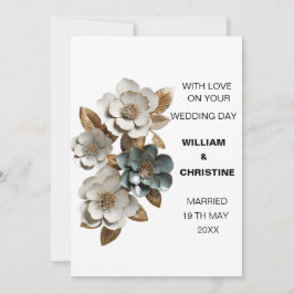 KLASSISK BRÖLLOPSKORT INBJUDNINGAR