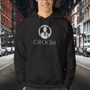 Klassisk brudgum bröllandshoodie hoodie