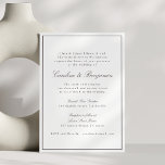Klassisk Brun Kant Script Elegant Bröllop RSVP Inbjudningar<br><div class="desc">Denna bröllopsinbjudan har en enkel ram,  parets namn i ett vackert flytande skript och all bröllopsinformation i klassisk stil med en varm brun ton. Perfekt för alla typer av bröllop,  från en trädgårdsfest till en formell balrecepation. Helt anpassningsbar med era namn,  datum,  tid,  plats,  receptioninformation och RSVP-information.</div>