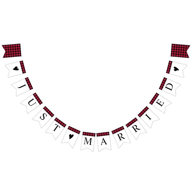 Klassisk Buffalo Play Check Black Red Vimplar (Alla)