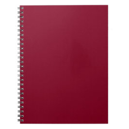 Klassisk Burgundy Enfärgad Minimalistisk Anteckningsbok