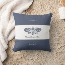 Klassisk Butterfly-Insekt Lägg till Mörken Namn Gr Kudde