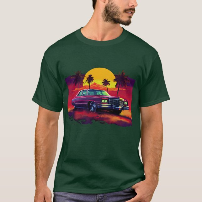 Klassisk Cadillac-familj T Shirt (Framsida)