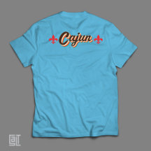 Klassisk Cajun Fleur-de-lis Retro Throwback Vintag