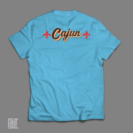 Klassisk Cajun Fleur-de-lis Retro Throwback Vintag T Shirt