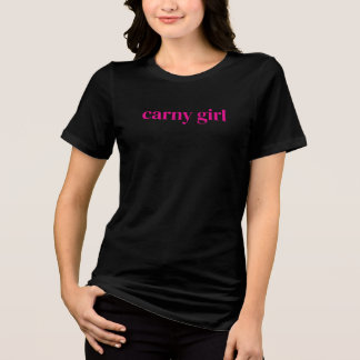 Klassisk Carny Girl Kortärmad T Shirt
